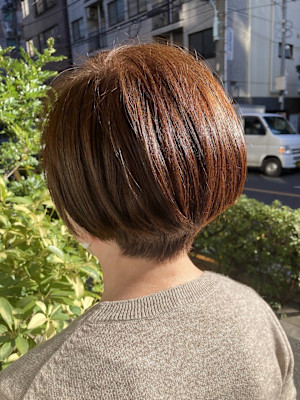 大人キレイな丸ショート