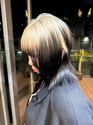 ルーツカラー　デザインカラー　ハイトーン　表参道/原宿