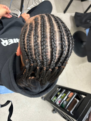 メンズ　コーンロウ