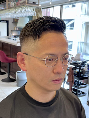 【40代 男性】ロンドン08アイロンパーマ（大宮/バーバー）