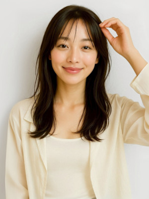 髪質改善トリートメント グレージュ 透明感 艶髪 20代