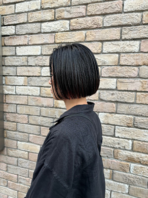 ミニボブ×暗髪