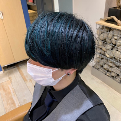 メッシュキャップ×blue green