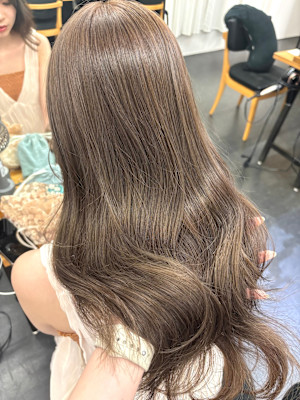 【髪質改善】とろっとベージュ/艶髪/透明感/トリートメント