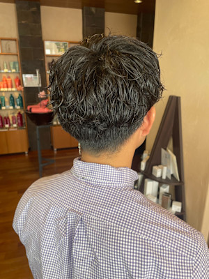 【かな】メンズ/スパイラルパーマ