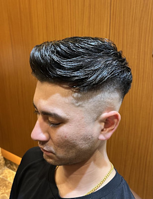 銀座　理容室　スキンフェード　barberstyle