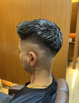 銀座　理容室　スキンフェード　barberstyle