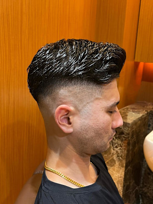 銀座　理容室　スキンフェード　barberstyle