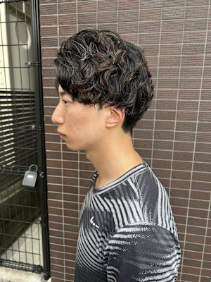 メンズ×スパイラルパーマ☆
