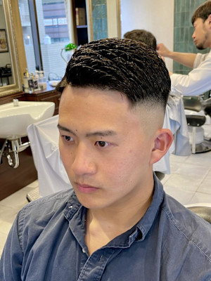 【20代 男性】ロンドン七三フェード（大宮/バーバー）