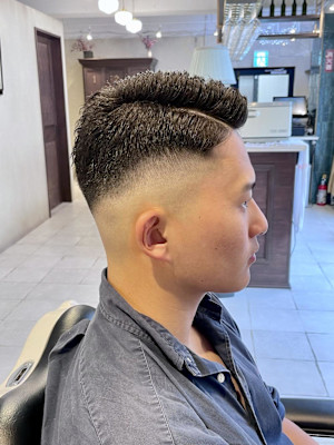 【20代 男性】ロンドン七三フェード（大宮/バーバー）