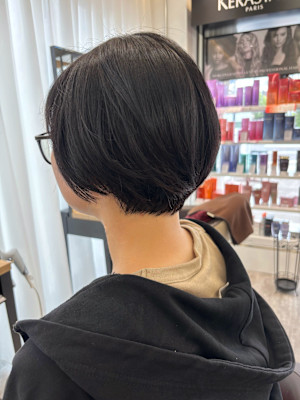 ☆似合わせカット☆骨格に合わせた丸みのあるハンサムショート