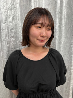 ステップボーンカットショートボブ/イメチェン/外ハネボブ