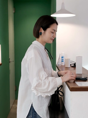 耳にかけてもバランスの良いボブ！