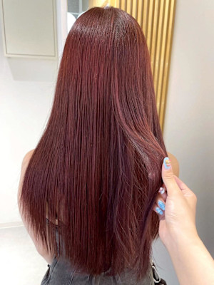 【rizu】ワインレッド/暖色カラー