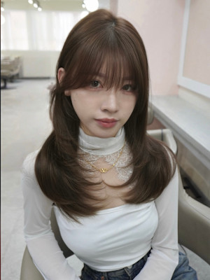 セミロング/ハッシュカット/レイヤーカット