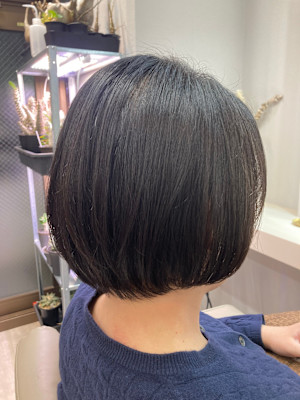 軽めのショートボブ♪