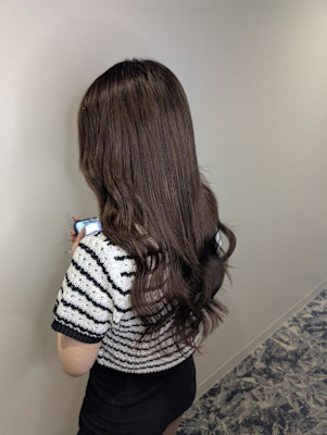 大人気ブラウンロングヘアー
