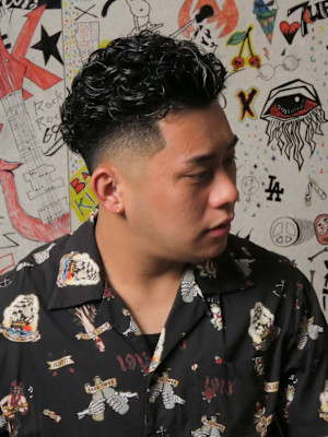 極道パーマ/スキンフェード