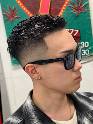 極道パーマ/スキンフェード