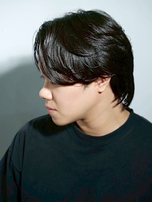 爽やかセンターパート