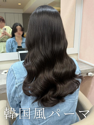 韓国風パーマ/コテ巻き風パーマ/デジタルパーマ/髪質改善