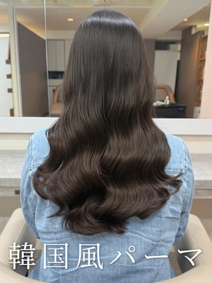 韓国風パーマ/ヨシンモリ/レイヤーカット