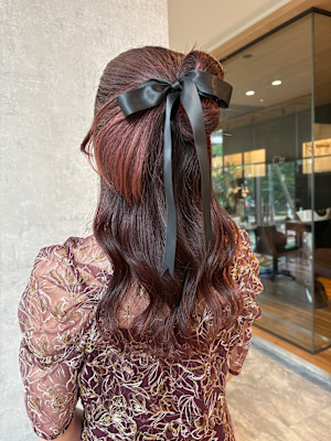 お呼ばれアレンジ