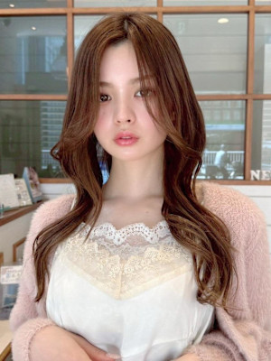 渋谷/デジタルパーマ/フェザーパーマ/ホワイトグレー