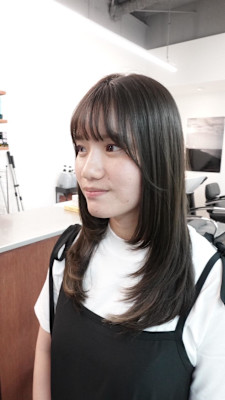 髪質改善ロングレイヤー