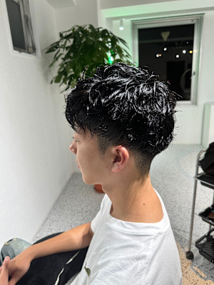 ラフパーマ×ライトマッシュ