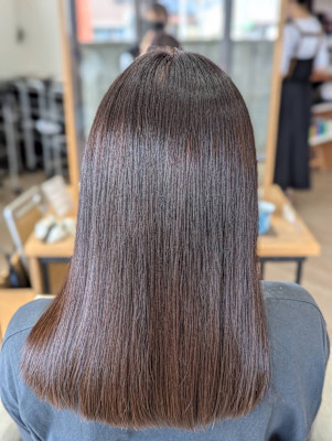 30代40代50代憧れストレート【髪質改酸熱トリートメント】