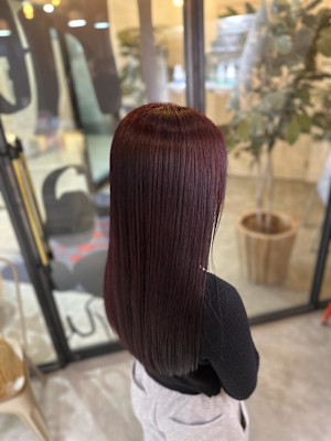 ワインレッドカラー