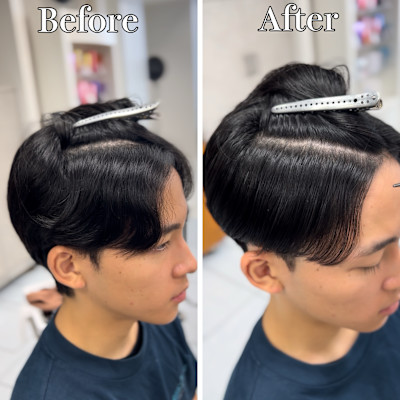 横浜”曲がる縮毛矯正ニュアンスメンズ縮毛矯正
