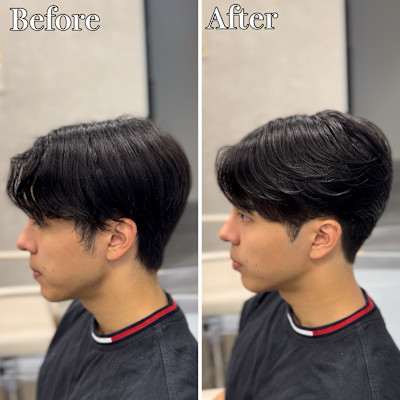 横浜”曲がる縮毛矯正ニュアンスメンズ縮毛矯正