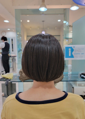 大人かわいいミニボブ