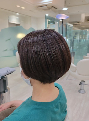 丸みショートボブ