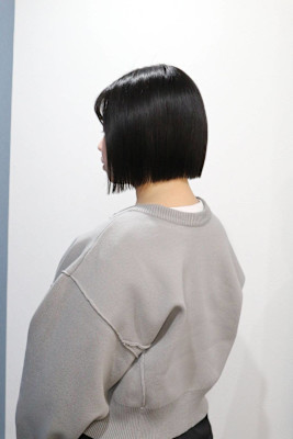 Be hair salon&spa　アゴ下ワンレングス