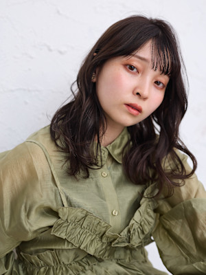 ゆるふわセミロング