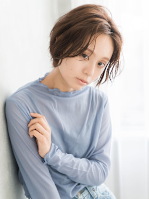 【S.BROOM天王寺店】エアリーショートボブ