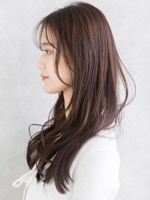 【S.BROOM天王寺店】シースルーロングレイヤースタイル