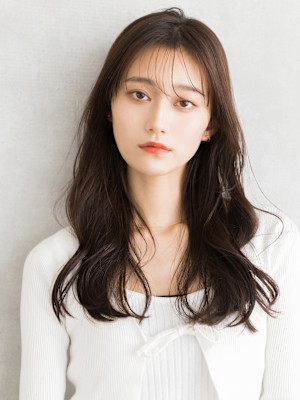 【S.BROOM天王寺店】シースルーロングレイヤースタイル