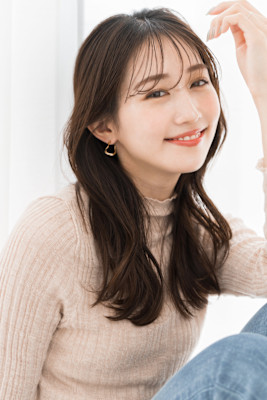 【S.BROOM天王寺店】シースルーロングレイヤースタイル