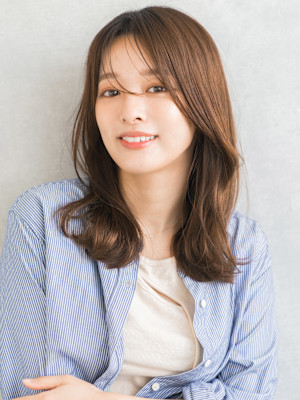 【S.BROOM天王寺店】韓国風くびれレイヤースタイル