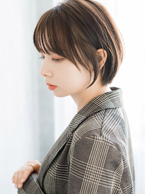 【S.BROOM天王寺店】丸みショートボブ