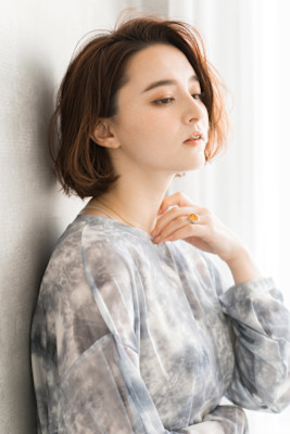 【S.BROOM天王寺店】ゆるふわボブ×ラフスタイル