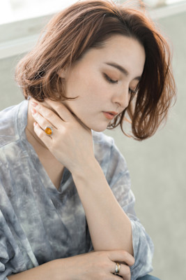 【S.BROOM天王寺店】ゆるふわボブ×ラフスタイル