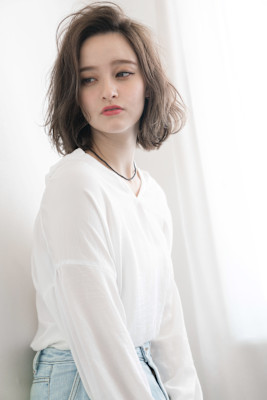 【S.BROOM天王寺店】ゆるふわボブ×ラフスタイル