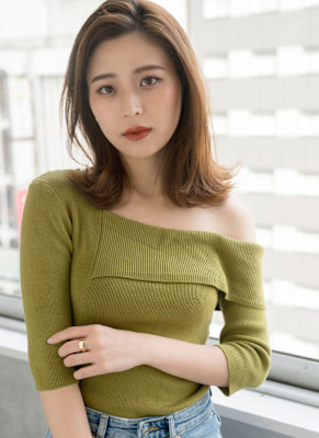 【S.BROOM】かきあげレイヤースタイル