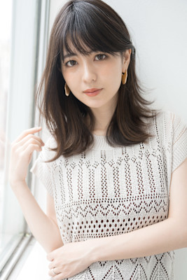 【S.BROOM】大人こなれミディ外ハネ